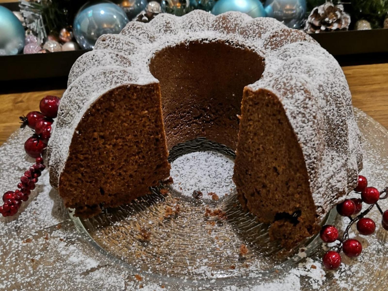 Χριστουγεννιάτικο-gingerbread cake-συνταγή-