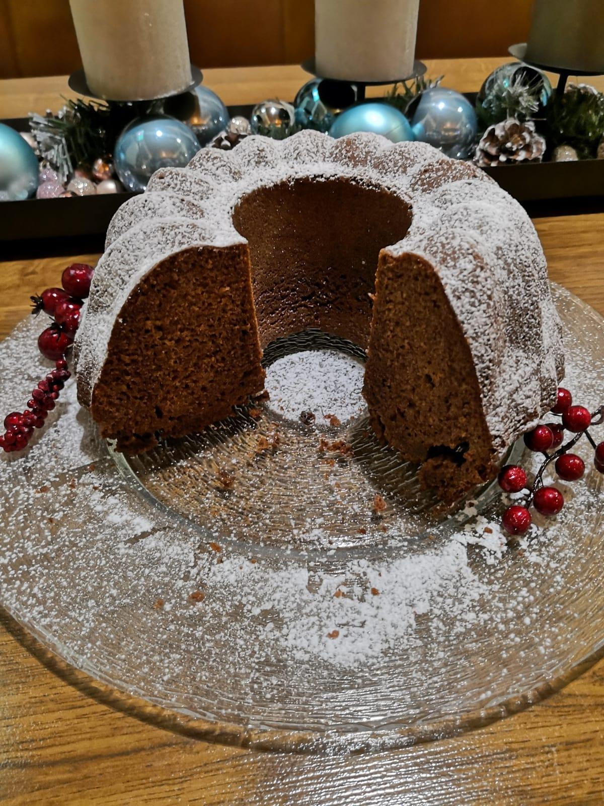 Χριστουγεννιάτικο-gingerbread cake-συνταγή-