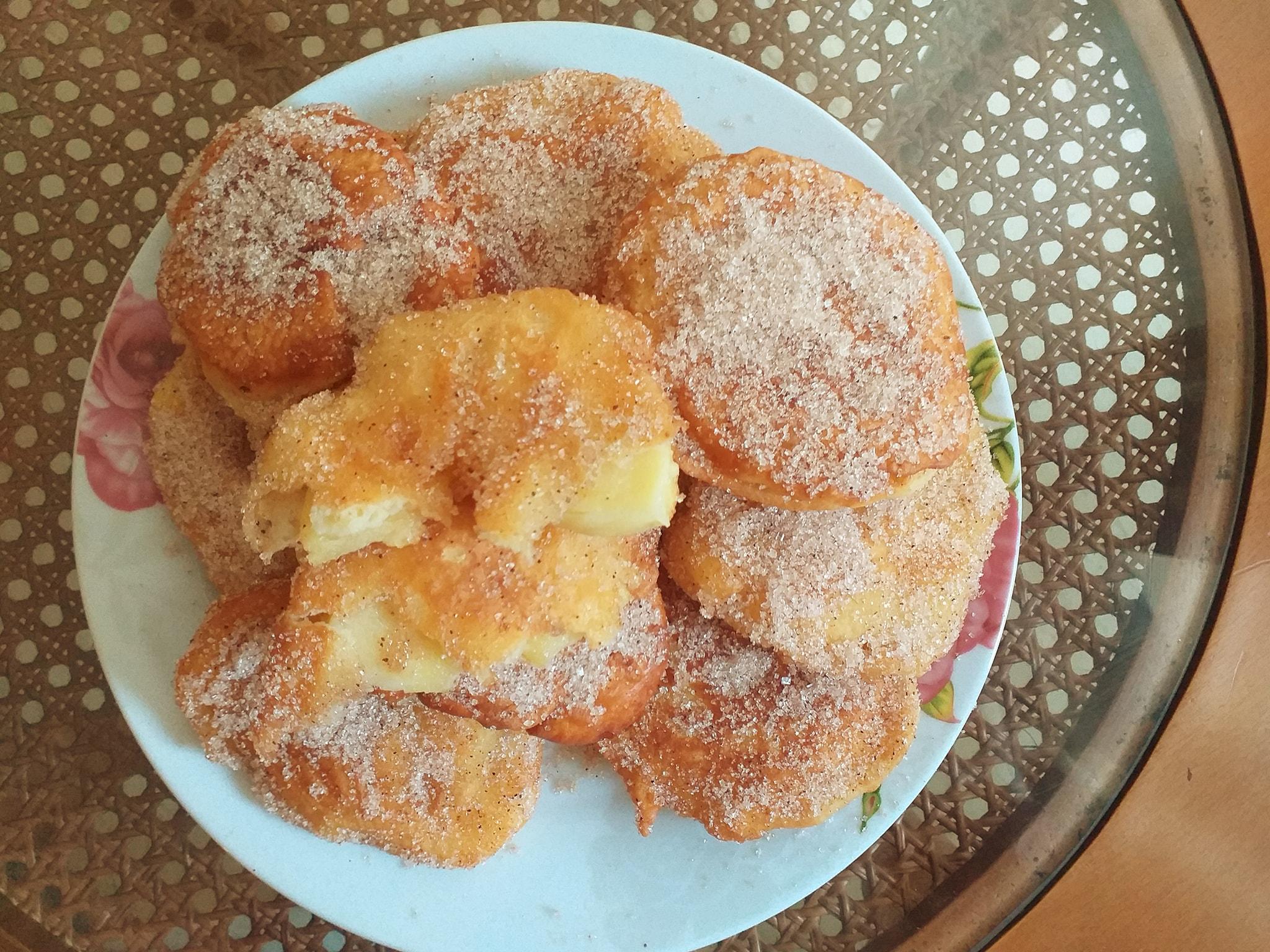 Frittele -di- mele-: Τηγανίτες- μήλου -χωρίς- ζάχαρη-