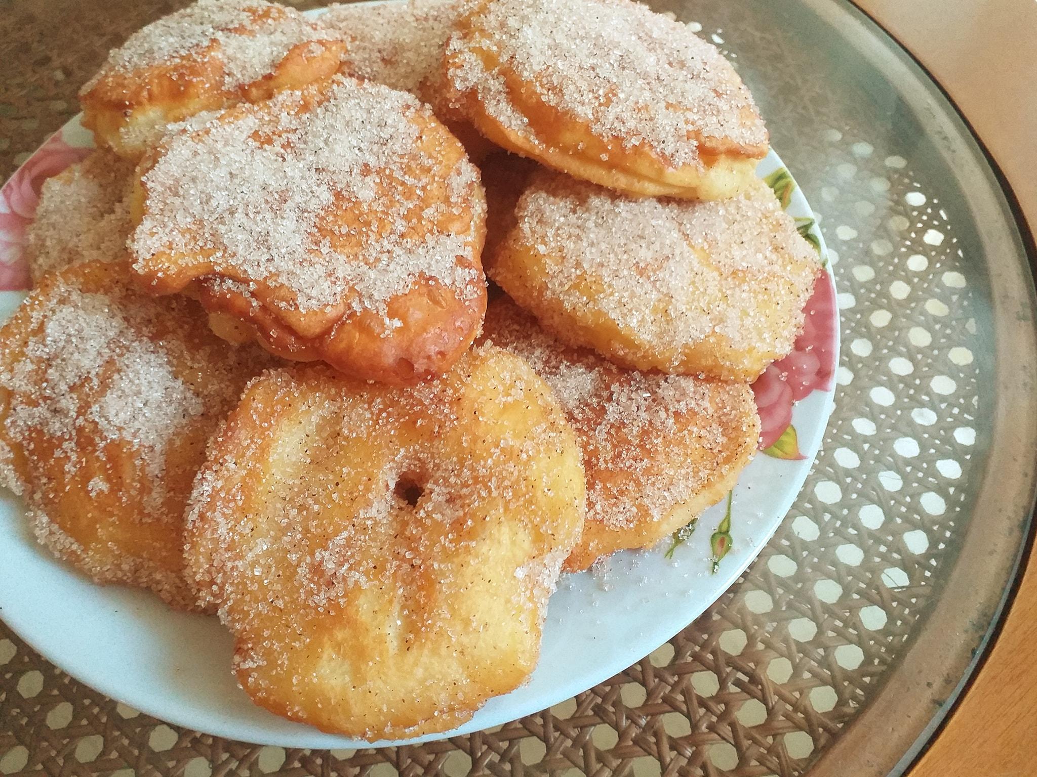 Frittele -di- mele-: Τηγανίτες- μήλου -χωρίς- ζάχαρη-