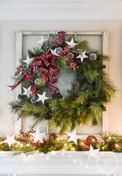 30 -ιδέες- χριστουγεννιάτικης- διακόσμησης -με- κλαδιά- από- ελάτο-