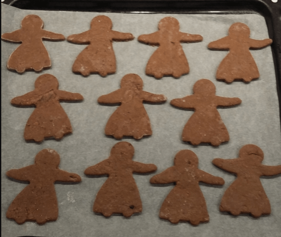 Χριστουγεννιάτικα- μπισκότα- με -ζάχαρη- καρύδας-