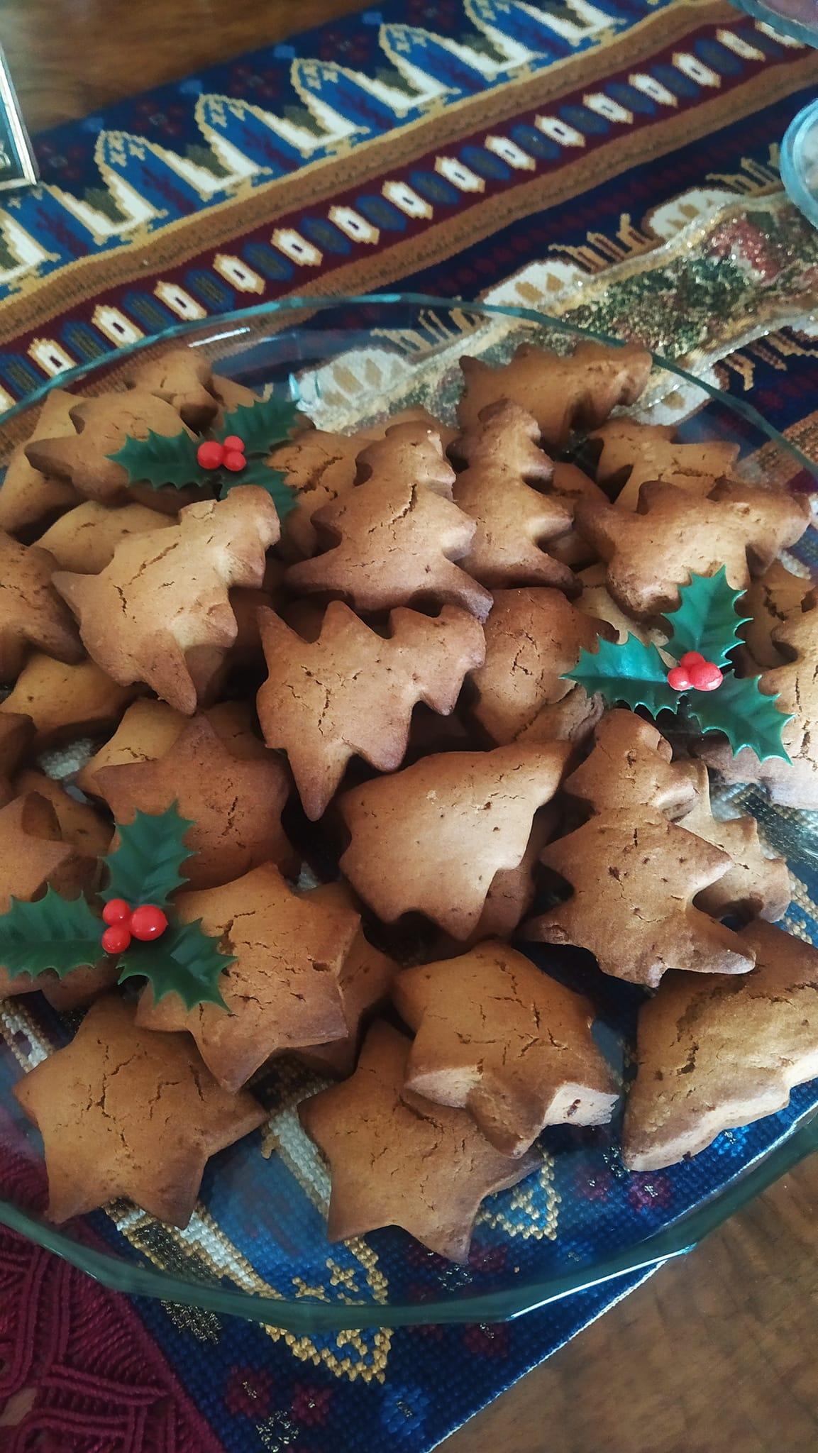 Gingerbread cookies με ζάχαρη καρύδας