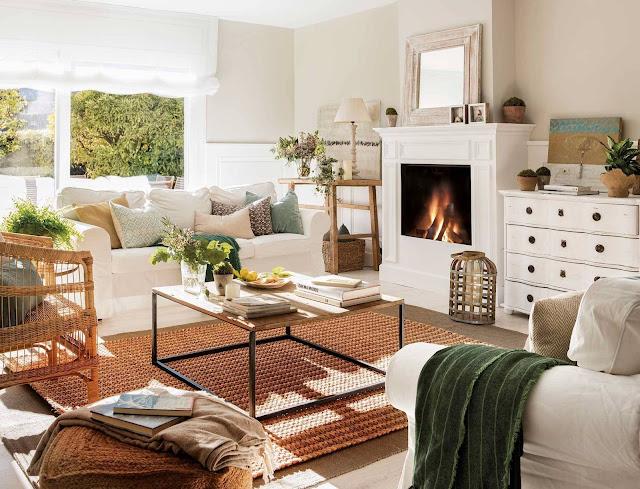 ψάθινα-χαλιά-στο-σαλόνι-ιδέες-
