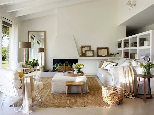 ιδέες-για-ψάθινα-χαλιά-στο-σαλόνι-με-φυτά-εσωτερικού χώρου-