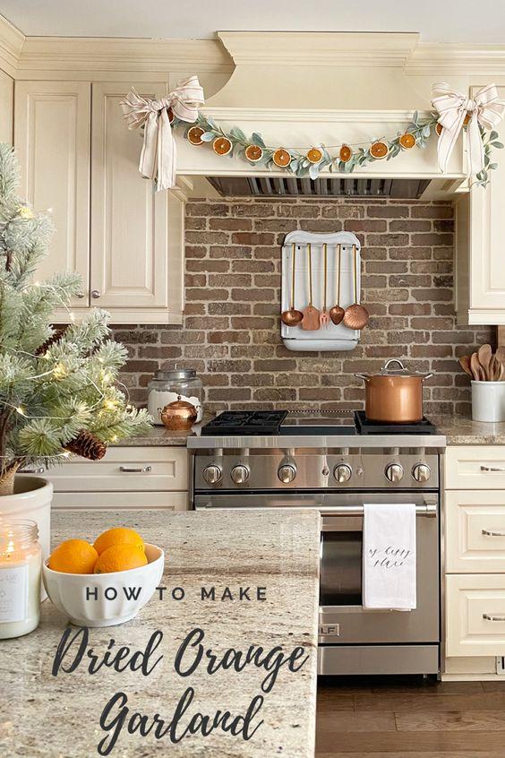 χριστουγεννιάτικη-γιρλάντα-με-φρούτα -