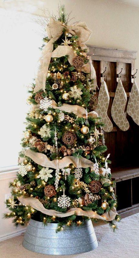 σκούρο πράσινο-στο-χριστουγεννιάτικο δέντρο-ιδέες-