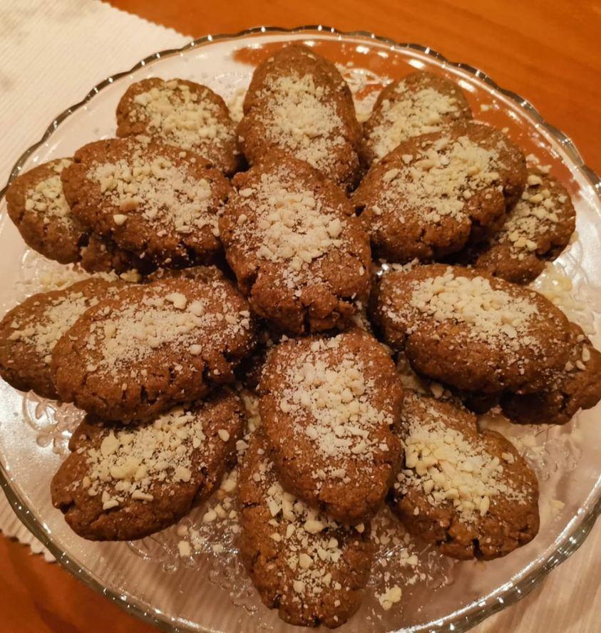 Μελομακάρονα με αλεύρι αμυγδάλου