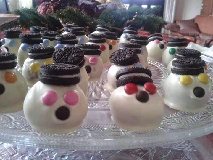 Χιονανθρωπάκια -τρουφάκια-
