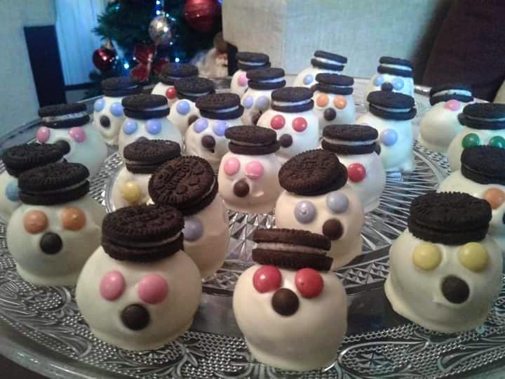 Χιονανθρωπάκια -τρουφάκια-