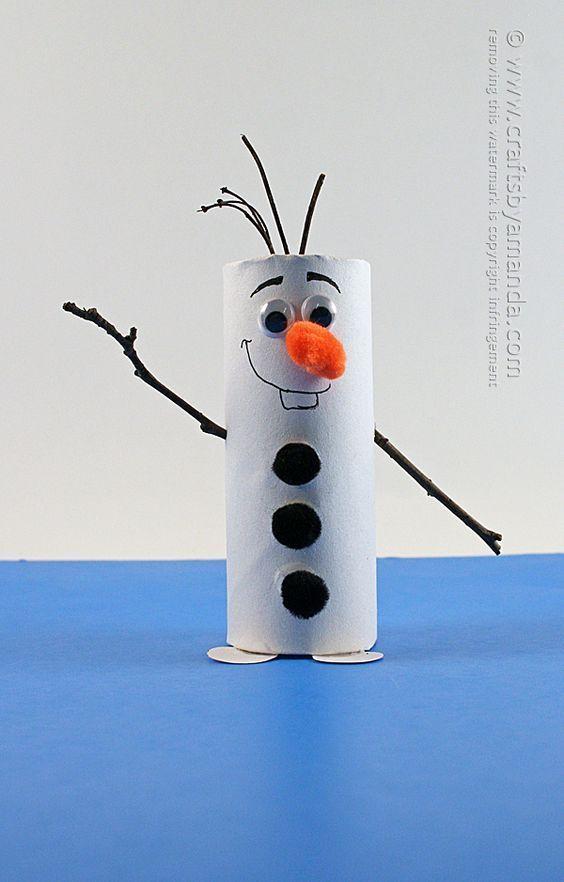 χιονάνθρωπος-από-χαρτόνι-ιδέες-