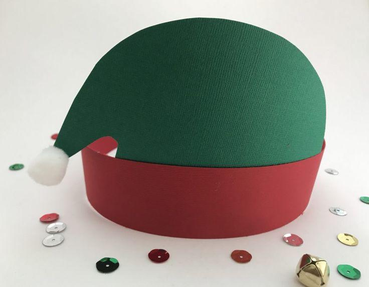 χριστουγεννιάτικο-καπέλο-Άγιου Βασίλη-από-χαρτόνι-ιδέες-για-χριστουγεννιάτικες κατασκευές-