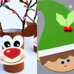 χριστουγεννιάτικες-κατασκευές-από-χαρτόνι-