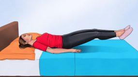 10 γυμναστικές ασκήσεις που μπορείτε να κάνετε ξαπλωμένοι στο κρεβάτι