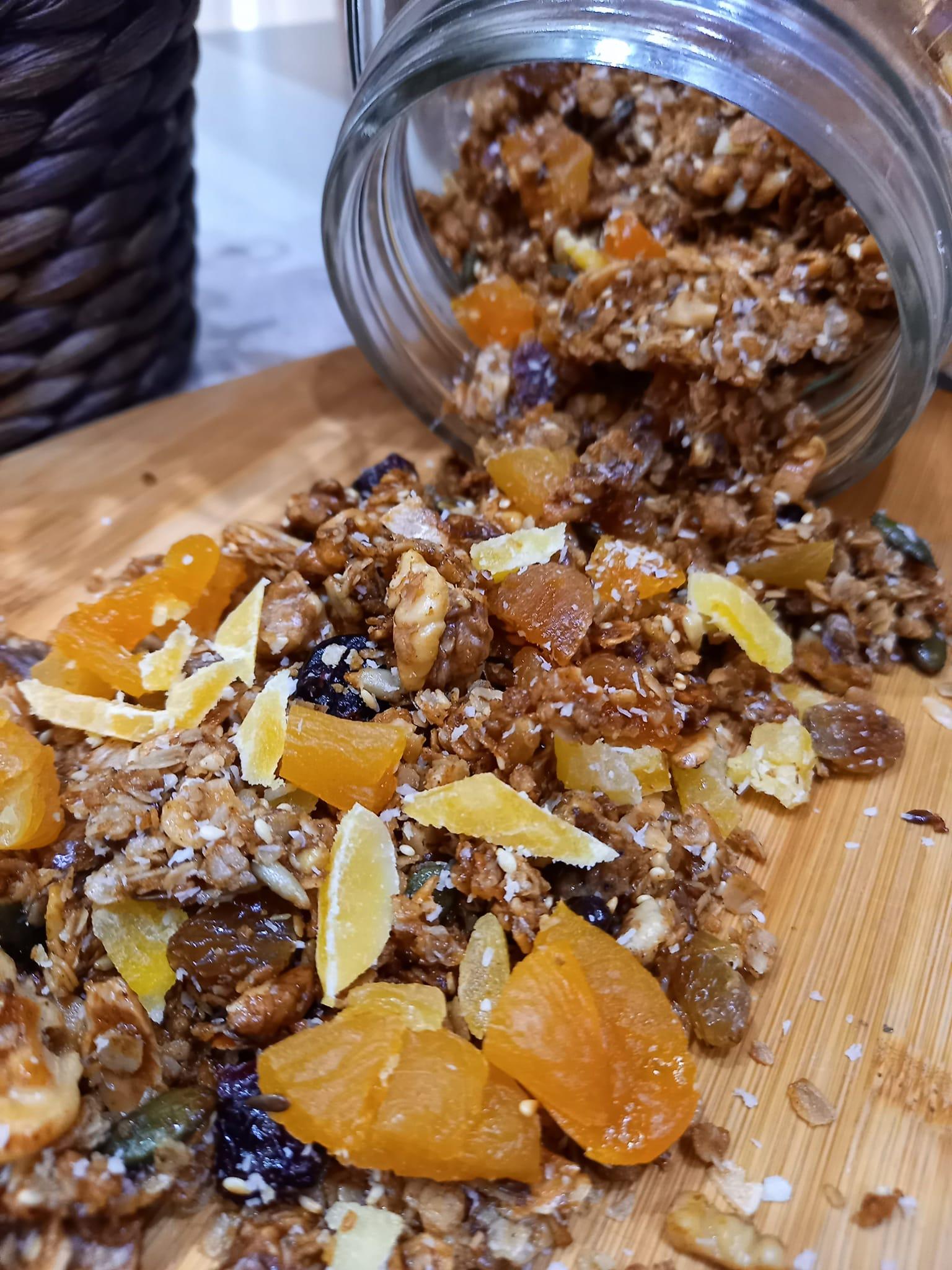 Σπιτική-γκρανόλα-χωρίς ζάχαρη- Σπιτική-γκρανόλα-χωρίς ζάχαρη-