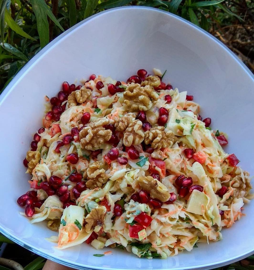 χριστουγεννιάτικες σαλάτες-για-το-χριστουγεννιάτικο-τραπέζι-χριστουγεννιάτικο μενού 2021-