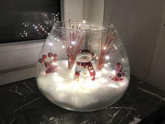 χριστουγεννιάτικο-διακοσμητικό-με-γυάλα-χιονάνθρωπο-και-φωτάκια-