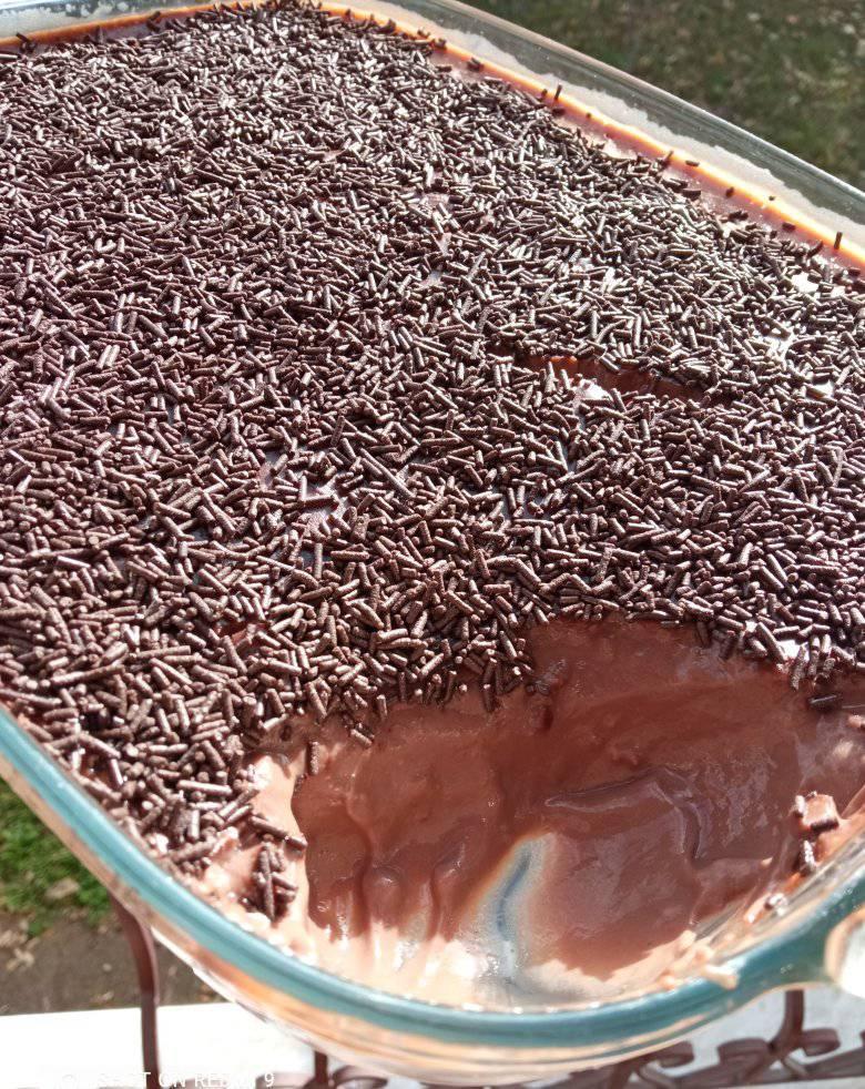 Κρέμα -σοκολάτας- στο -πυρέξ