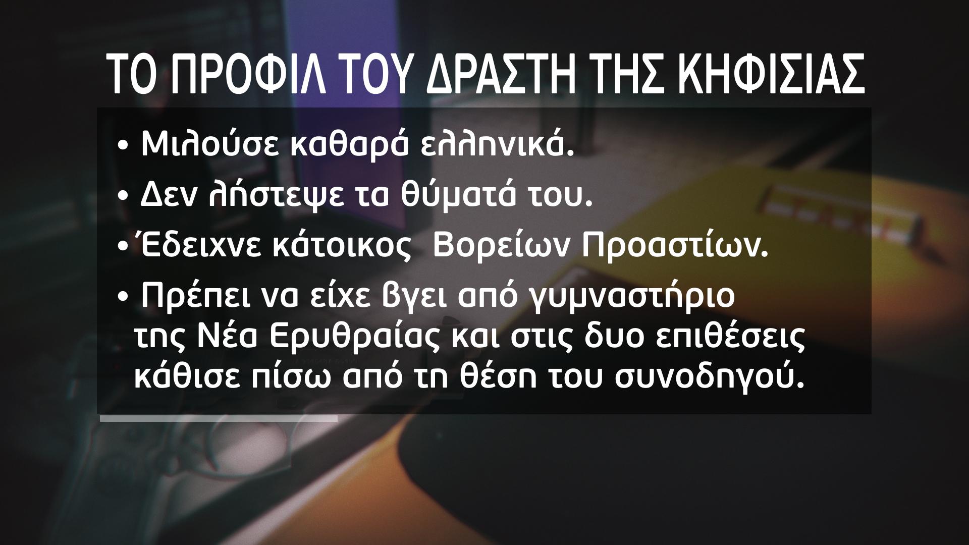 Φως στο Τούνελ : Νέα στοιχεία ντοκουμέντα για το προφίλ του δράστη των δολοφονικών επιθέσεων στην Κηφισιά