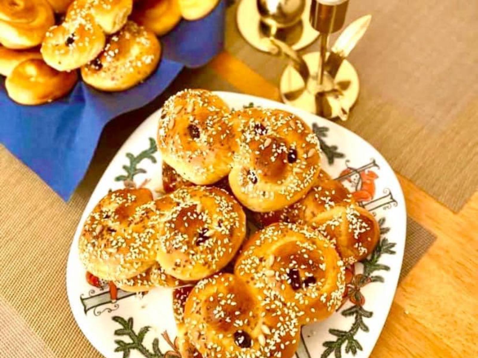 Χριστουγεννιάτικα-Σουηδικά ψωμάκια-Lucia-Lussekats-