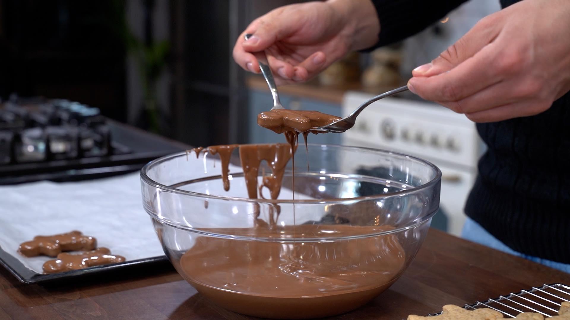 Σοκολατένια μπισκότα για τον Άγιο Βασίλη