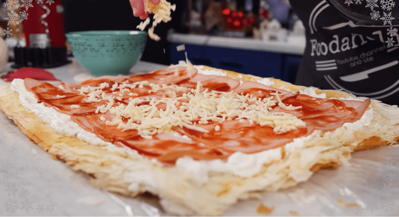 Εύκολο αλμυρό ρολό με φύλλο κρούστας