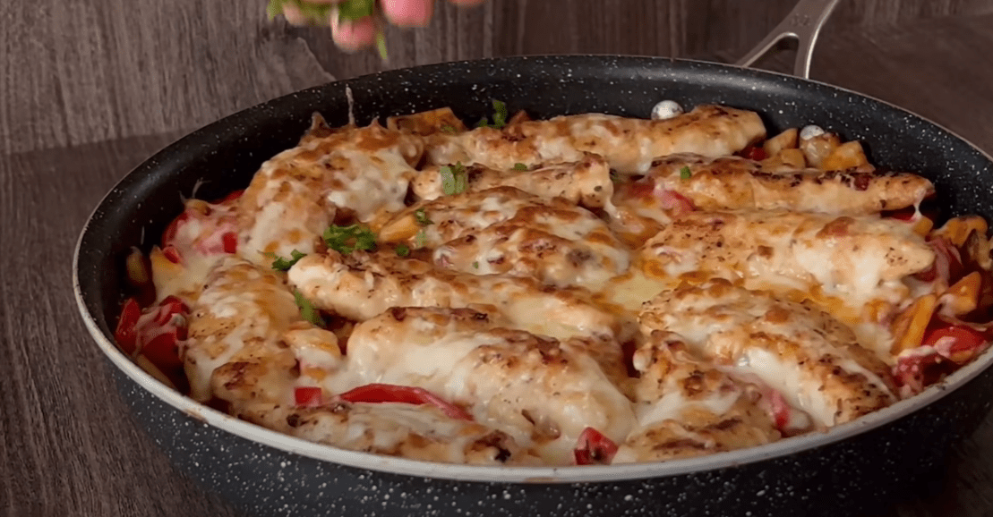 Γιορτινό -φιλέτο- κοτόπουλο- με- μοτσαρέλα-