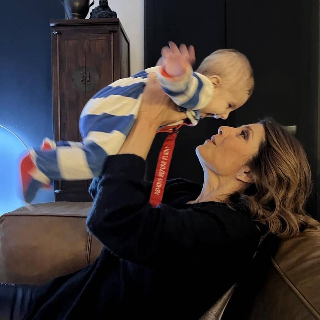 Πόπη Τσαπανίδου: Tα Χριστούγεννα με τον εγγονό της