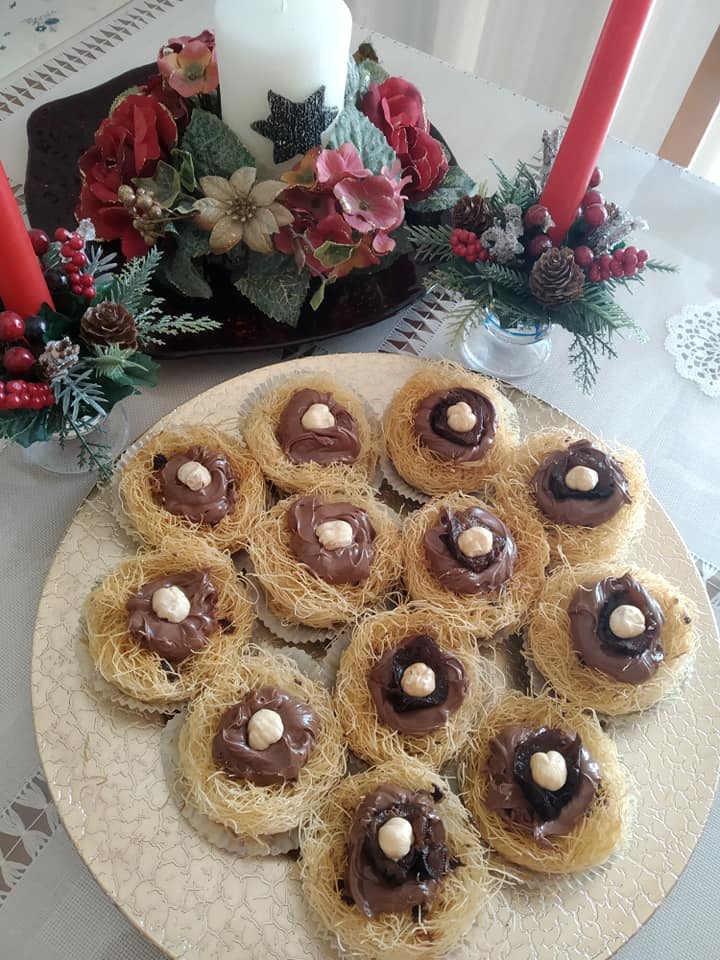 φωλίτσες-από-κανταΐφι-με-μερέντα- φωλίτσες-από-κανταΐφι-με-μερέντα-