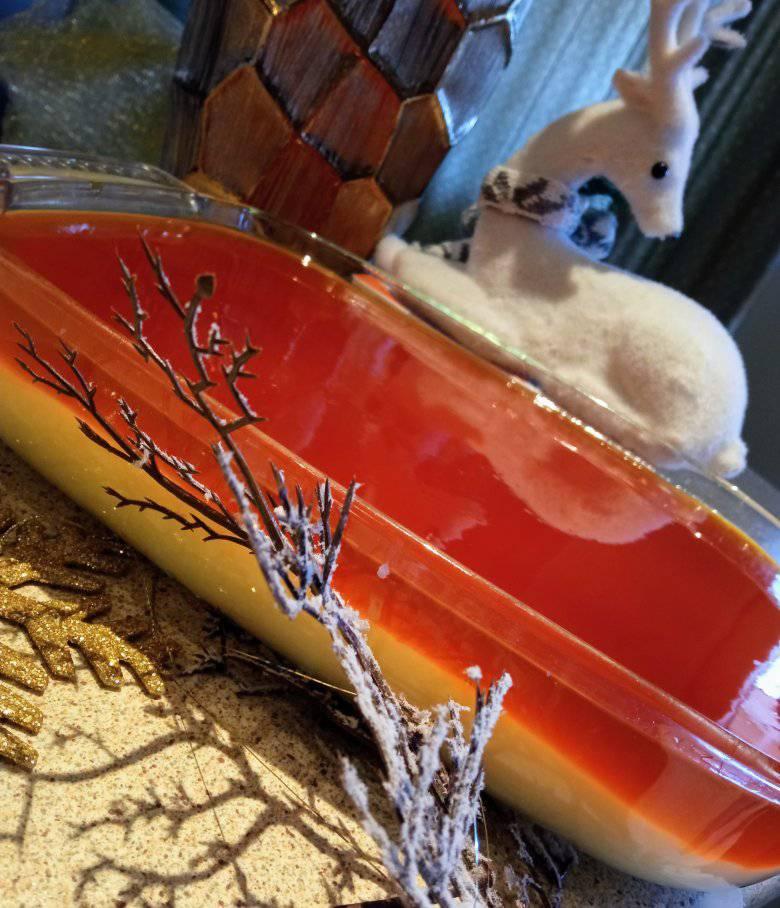 Γλυκό ψυγείο με καραμέλα και τα μπισκότα που περίσσεψαν