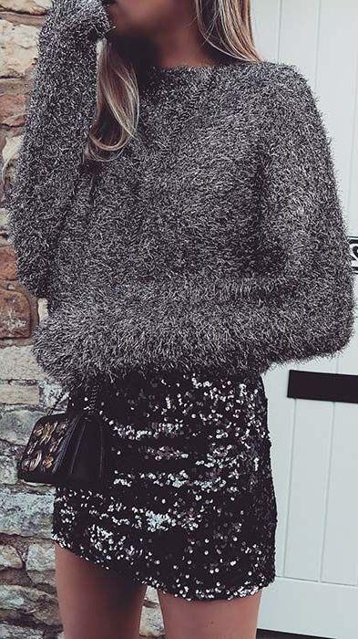 μίνι φούστα-με-γκλίτερ-για-την-Πρωτοχρονιά-ιδέες-