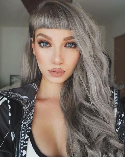 κοντές αφέλειες-σε-μακριά-και-σπαστά-μαλλιά-ιδέες-