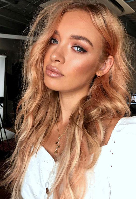 Strawberry blonde-μαλλιά-ιδέες-