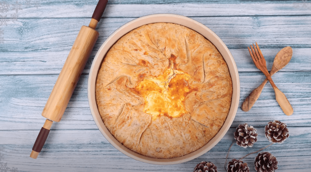 Τυρόπιτα- με -ένα- φύλλο-