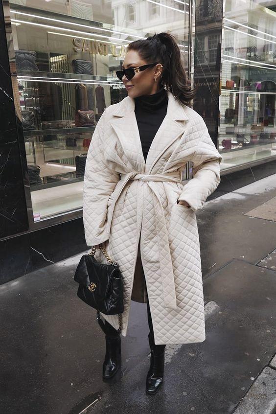μπεζ-Quilted Coat-για-το-2022-ιδέες-