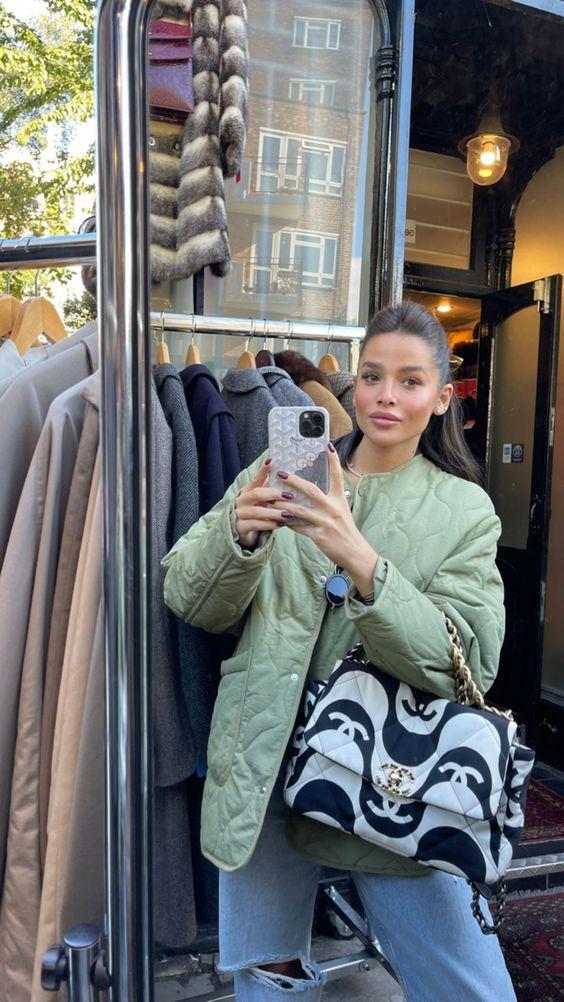 χακί-Quilted Coat-τάσεις 2022-