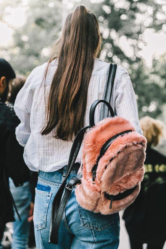 γούνινο-ροζ backpack-για-το-2022-ιδέες-