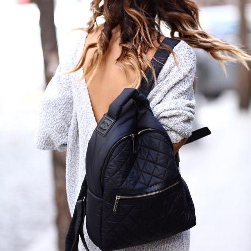 καπιτονέ-μαύρο backpack-τάσεις 2022-