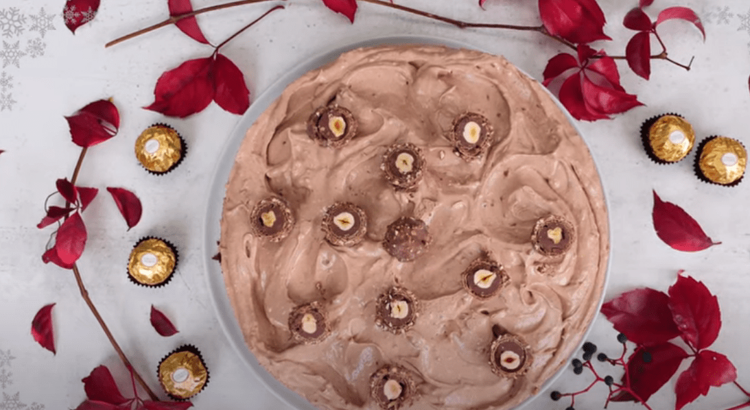 Τούρτα -Ferrero- Rocher- χωρίς -ζάχαρη- Τούρτα -Ferrero- Rocher- χωρίς -ζάχαρη-