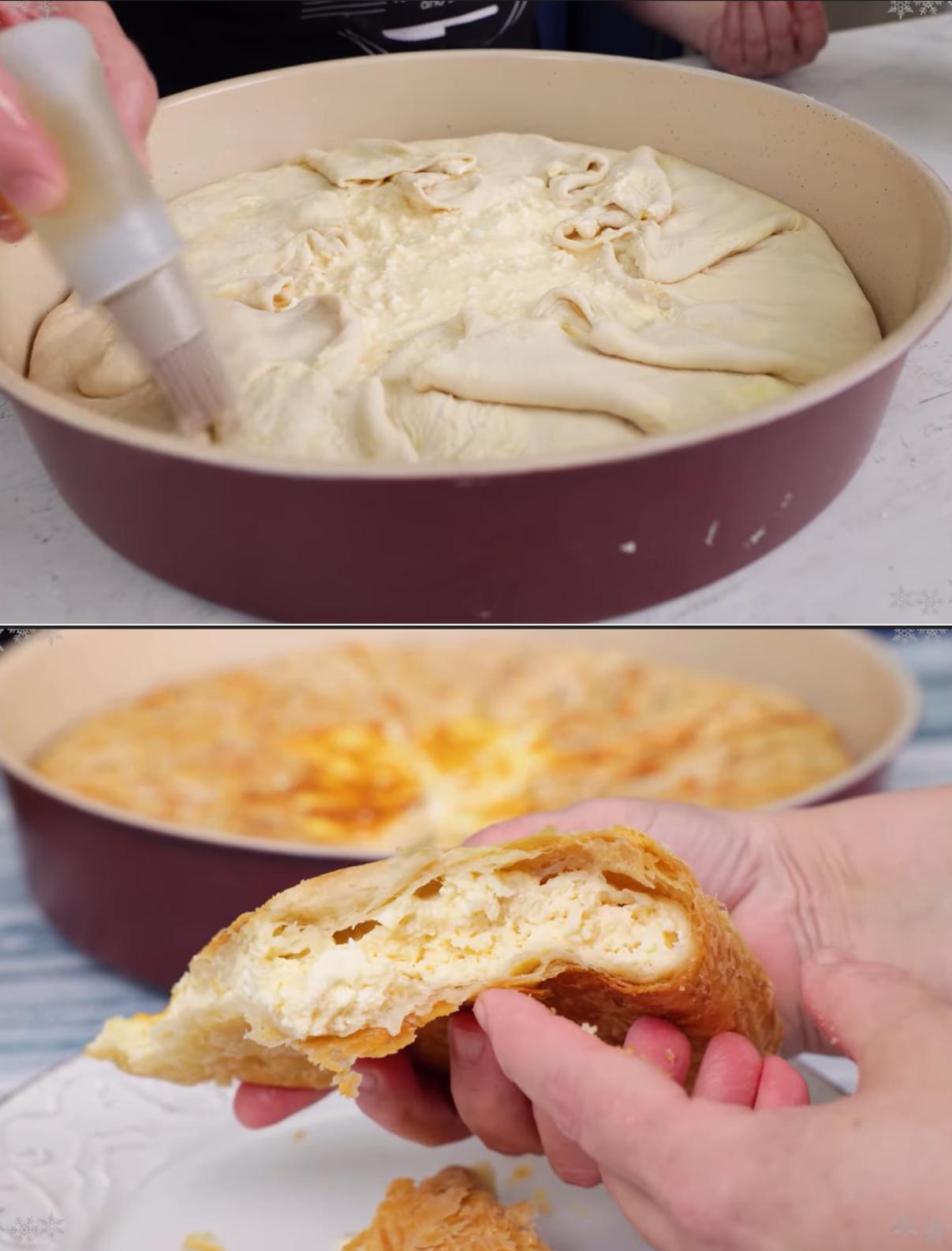 Τυρόπιτα με ένα φύλλο