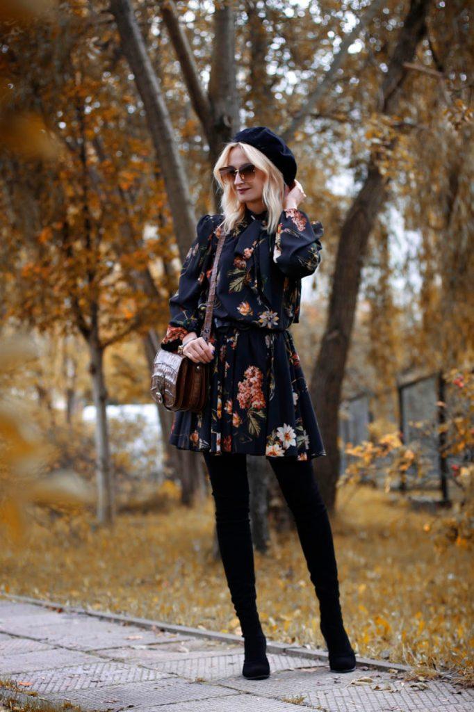 φλοράλ-φόρεμα-για-τον-Χειμώνα 2022- φλοράλ-φόρεμα-για-τον-Χειμώνα 2022-