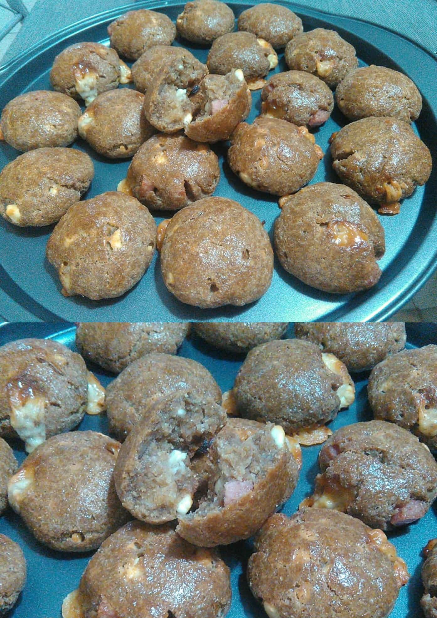 Tυροπιτσάκια με αλεύρι ολικής