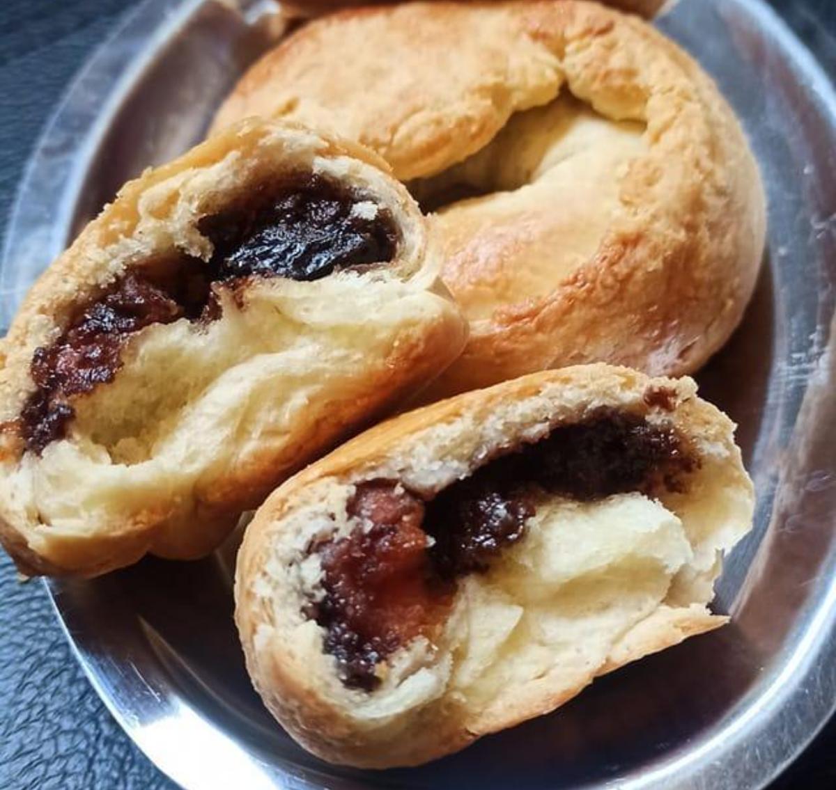 Ψωμάκια γεμιστά χωρίς ζάχαρη