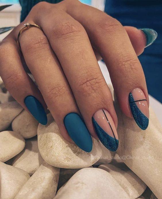 νύχια-για-τον-Φεβρουάριο-πετρόλ-νύχια-με-γκλίτερ-ιδέες- νύχια-για-τον-Φεβρουάριο-πετρόλ-νύχια-με-γκλίτερ-ιδέες-