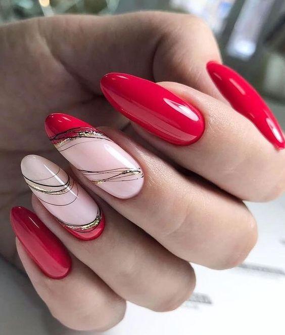 κόκκινα-νύχια-με-σχέδια-για-τον-Άγιο Βαλεντίνο-ιδέες- κόκκινα-νύχια-με-σχέδια-για-τον-Άγιο Βαλεντίνο-ιδέες-