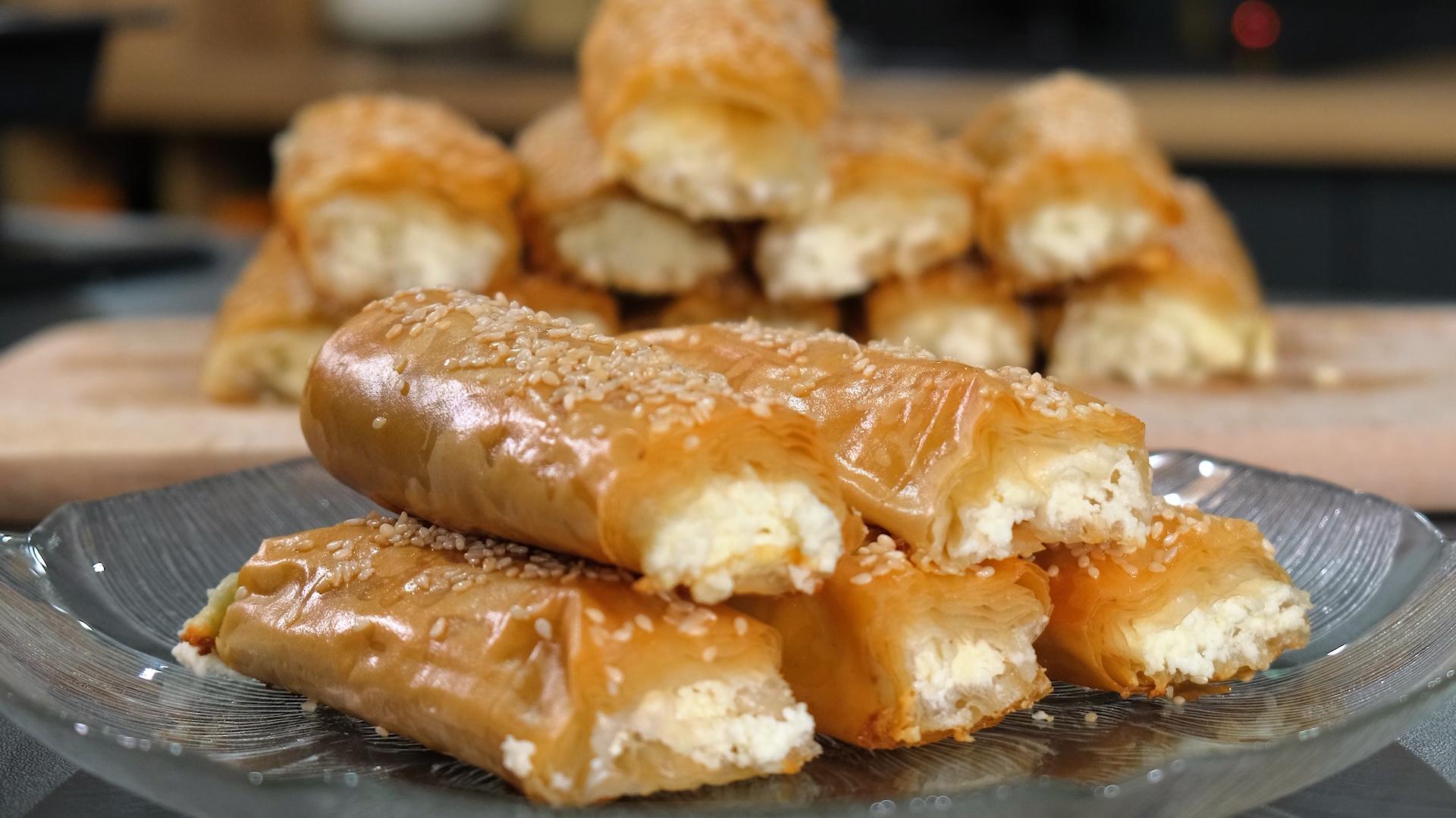 Ρολάκια -φέτας -με- φύλλο- κρούστας-