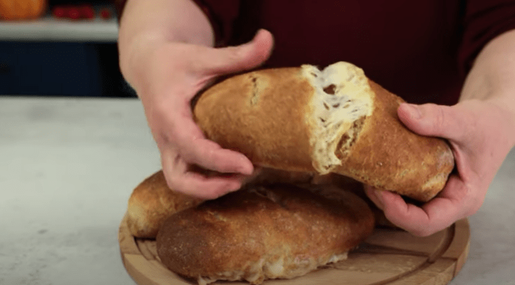 κασερόψωμα-με-αλεύρι ολικής άλεσης-συνταγή-