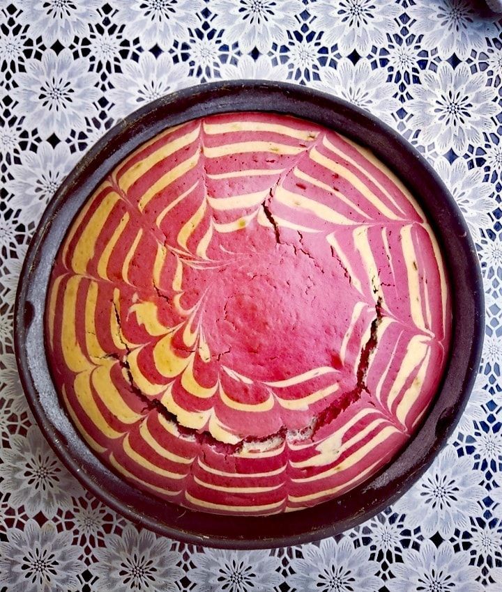 ροζ- κέικ -ζέβρα-
