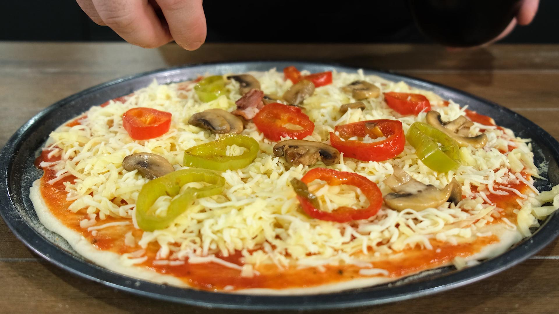 Πίτσα Χωρίς Μαγιά στο Τηγάνι