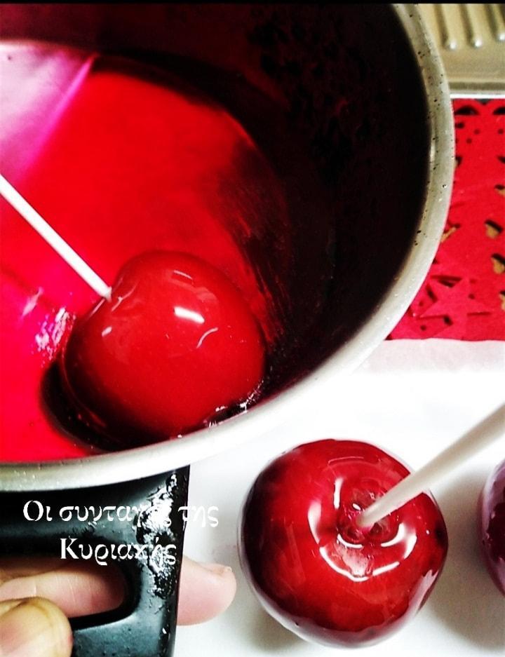 συνταγή-για-καραμελωμένα μήλα-